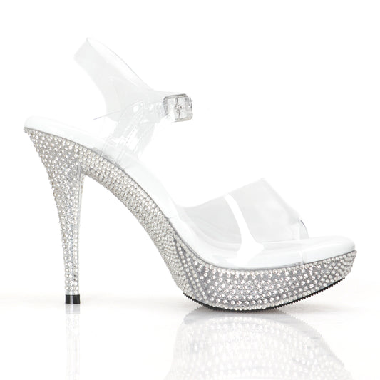 Best Posing Heels - Clear Rhinestones Full Coverage
