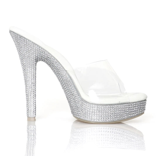 Center Stage Heels - Clear Rhinestone (PRE-ORDER)